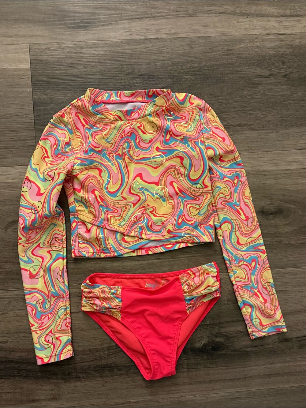 Rash guard bikini